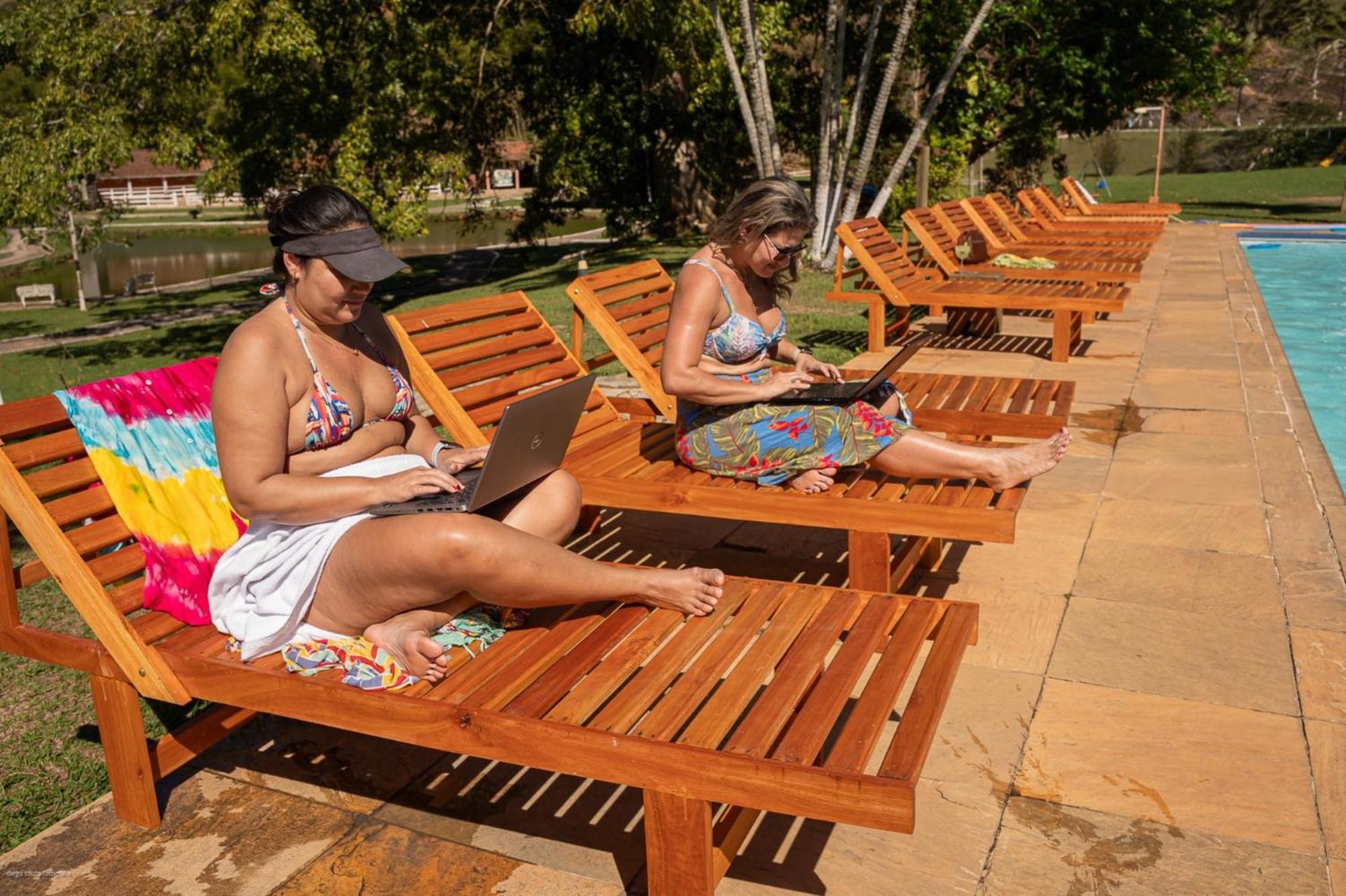 Hotel Fazenda Cachoeiras De Cavaru Vassouras Exteriör bild